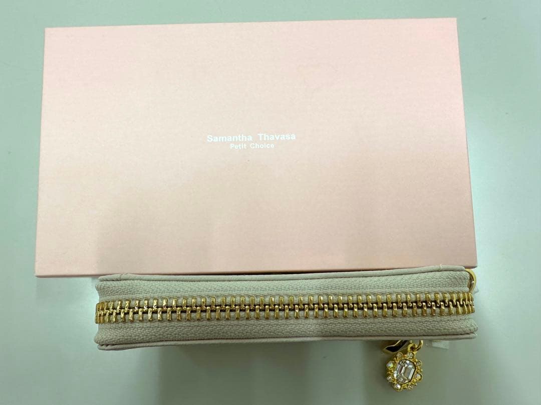 サマンサタバサプチチョイス　クリアハートビジューキーケース＋チャーム　新品未使用