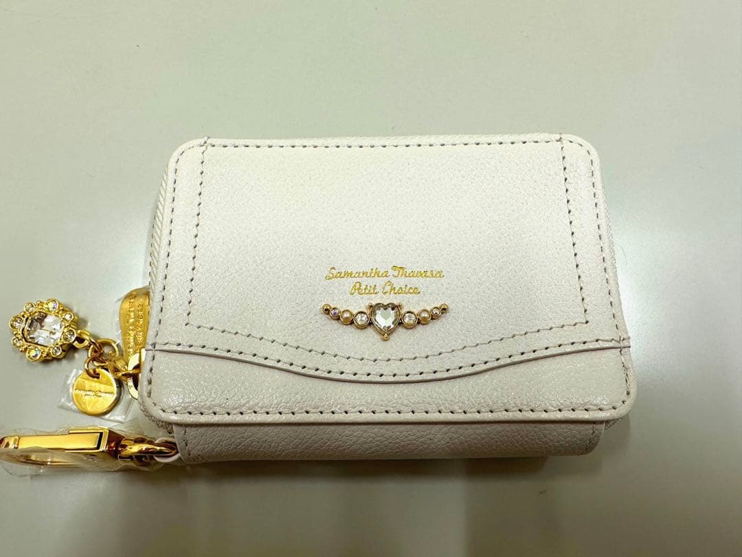 サマンサタバサプチチョイス　クリアハートビジューキーケース＋チャーム　新品未使用