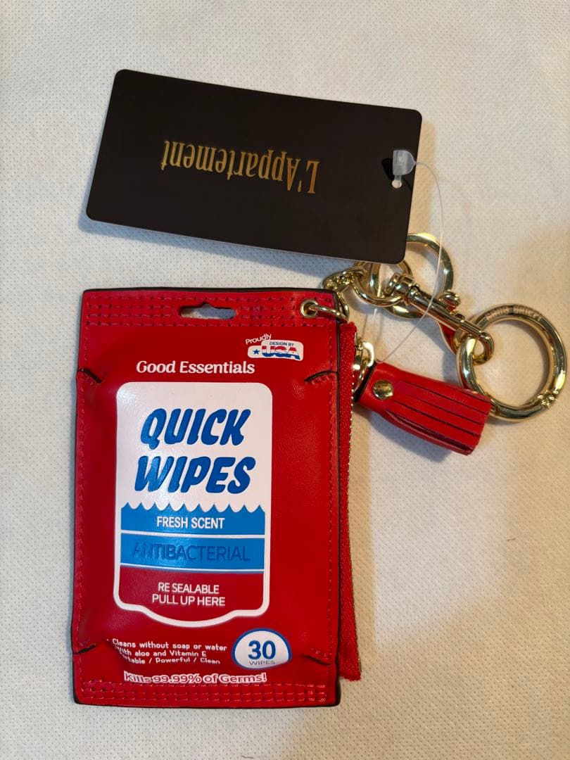 【GOOD GRIEF!】 QUICK WIPES KEY CHAIN