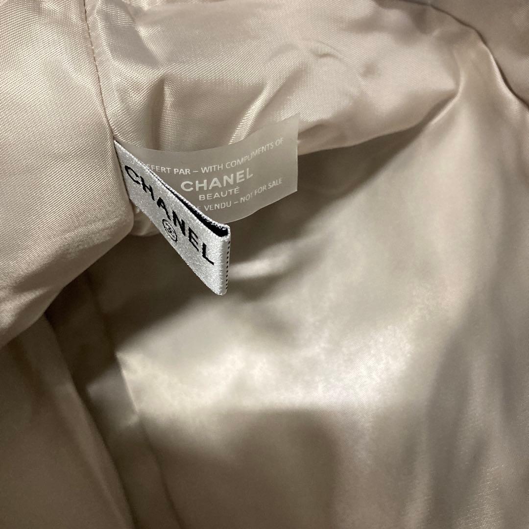 CHANEL ツイードトートバッグ　スパンコール　水色