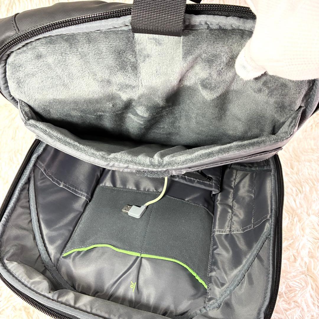 防犯【極美品✨】コリン デザイン クリックパックプロ フル バックパック グレー