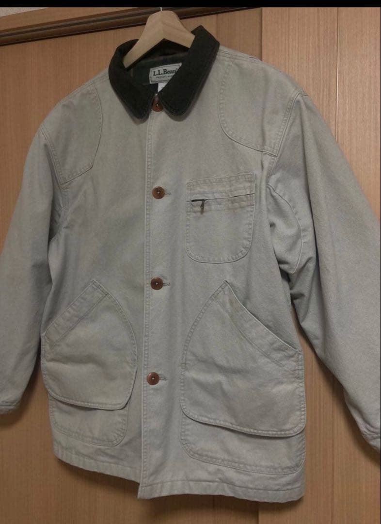 【USA製80s】L.L.Bean【名作】フィールドコート　Lサイズ