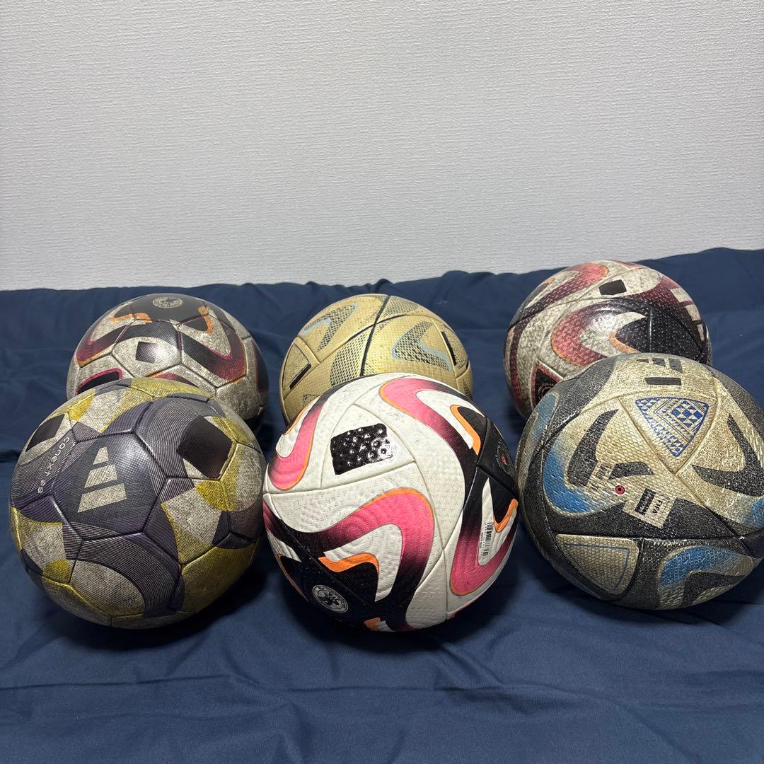 アディダス　サッカーボール　5号球　6個セット