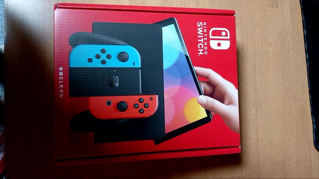 新品未使用Nintendo Switch 有機ネオンブルー/レッド 本体