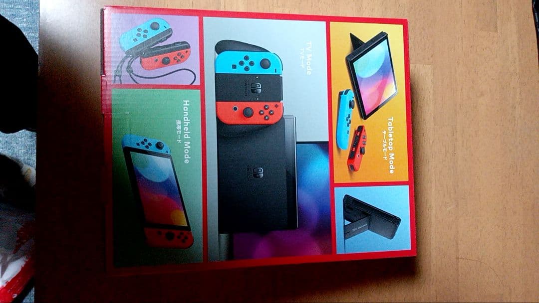 新品未使用Nintendo Switch 有機ネオンブルー/レッド 本体