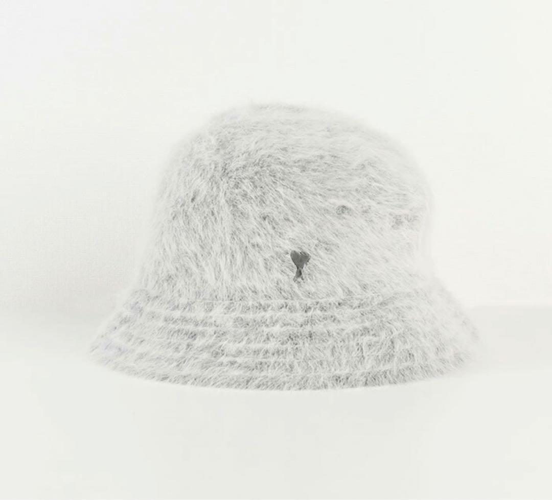 ami paris アミパリス　グレー バケットハット