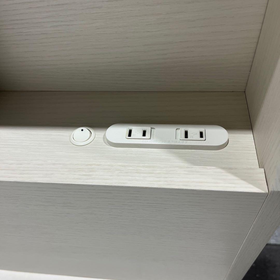 ニトリ ベッドフレーム シングルサイズ コンセント 収納付き Ma2055