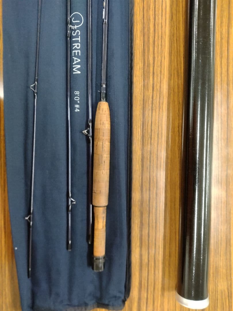 TIEMCO　ユーフレックス　J-STREAM フライロッド 8'0\" #4中古