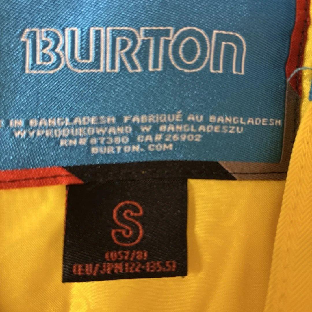 BURTON 子ども用スキーウェア イエロー/ブルー 上下セット