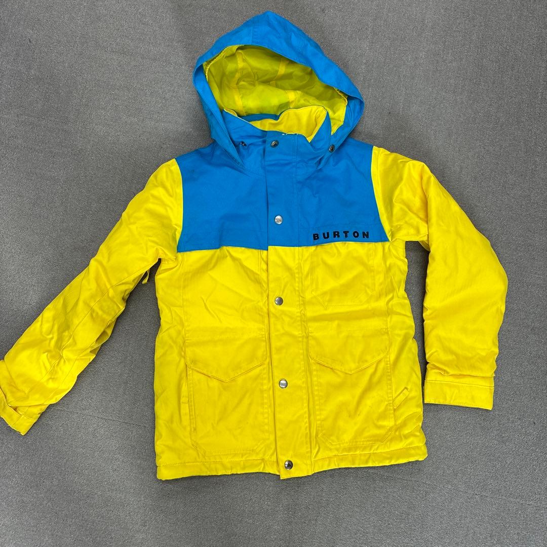 BURTON 子ども用スキーウェア イエロー/ブルー 上下セット