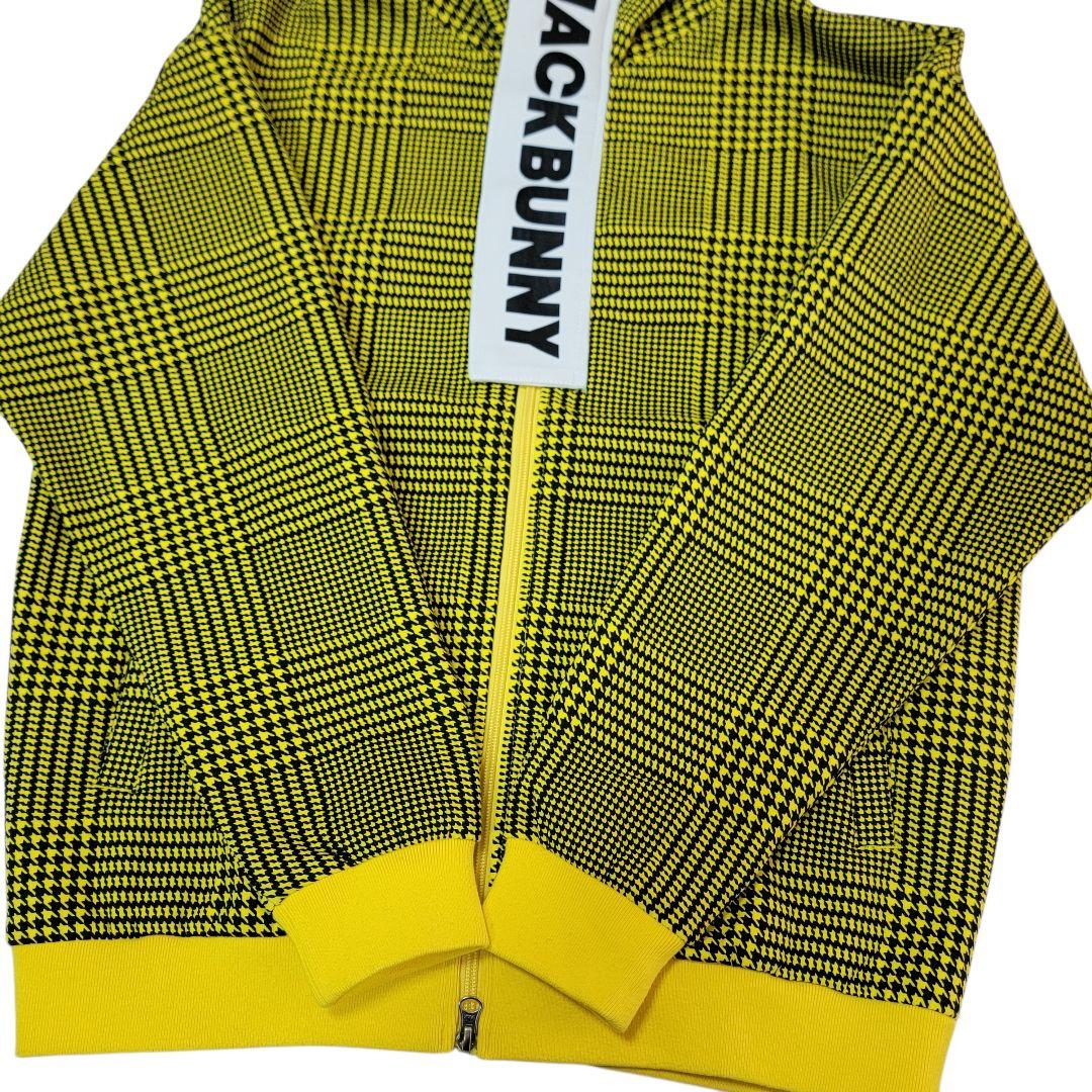 ほぼ未使用 ジャックバニー グレンチェック柄 ダンボールスウェットパーカー