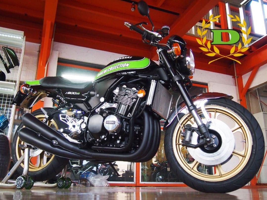 ドレミコレクション フルエキゾースト Z900RS 車検対応 4本出し