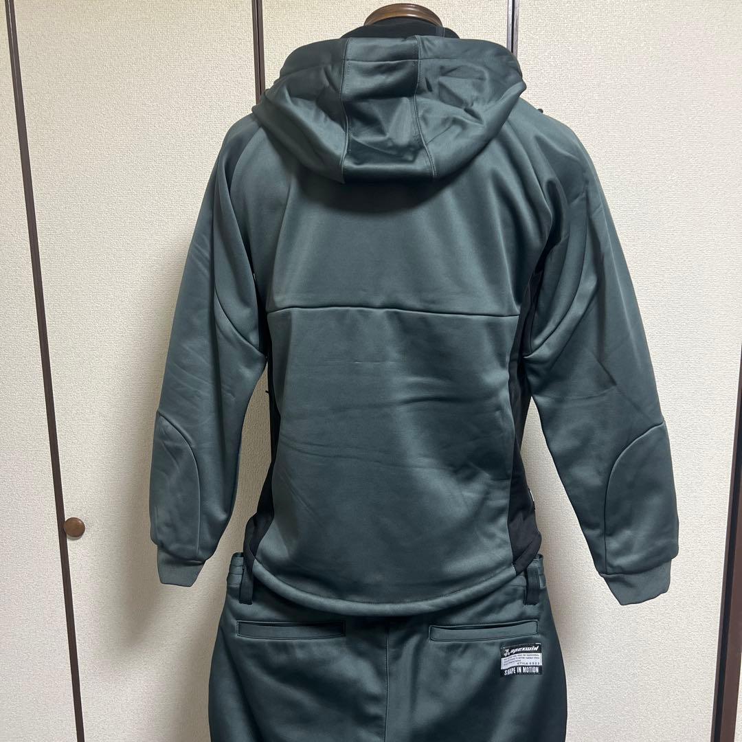 WIND BLOCK GEAR JACKET フード付きジャージ上下セット LL