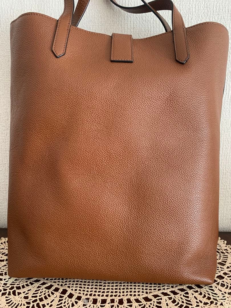 デメリエー ブラウンレザートートバッグ　DEMELLIER/Vancouver