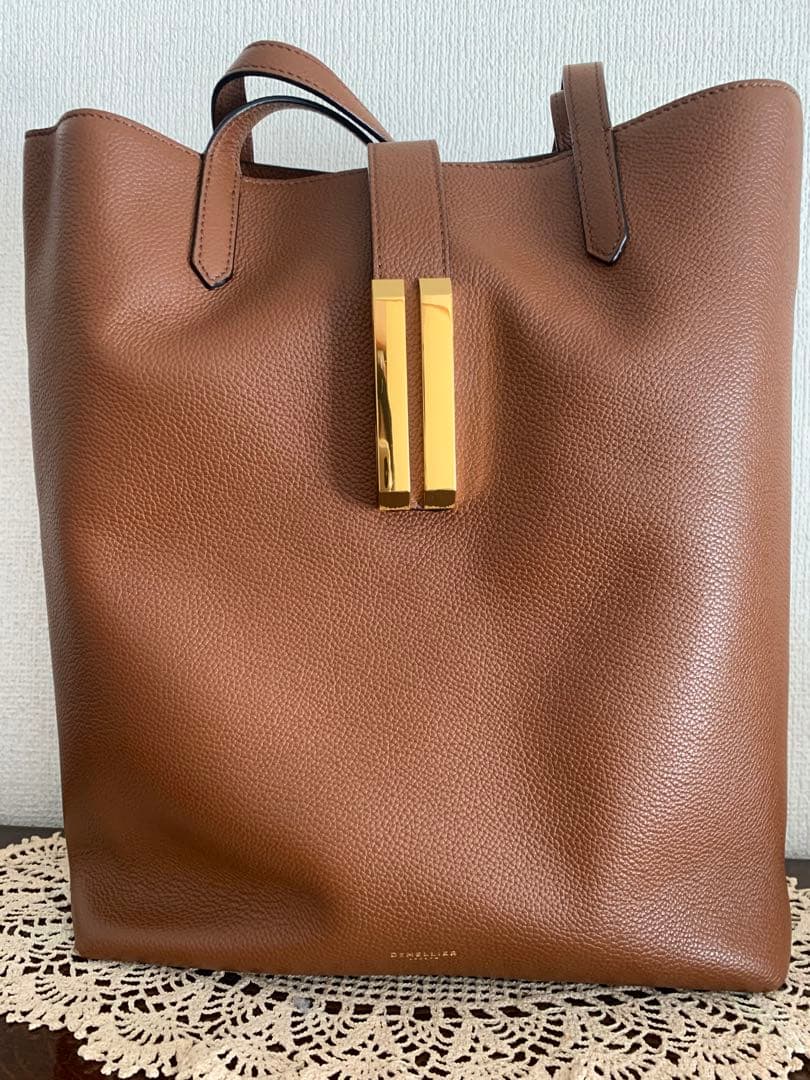 デメリエー ブラウンレザートートバッグ　DEMELLIER/Vancouver