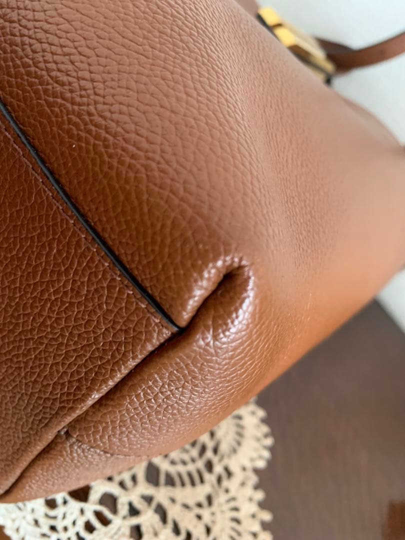 デメリエー ブラウンレザートートバッグ　DEMELLIER/Vancouver