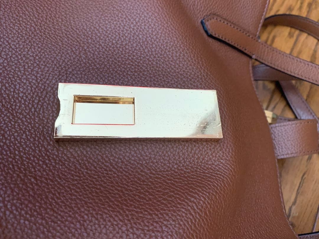 デメリエー ブラウンレザートートバッグ　DEMELLIER/Vancouver