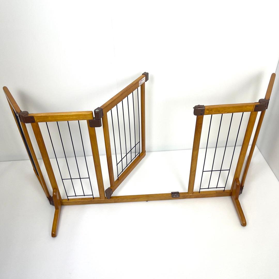 リッチェル ペット用 木製おくだけドア付きゲート M