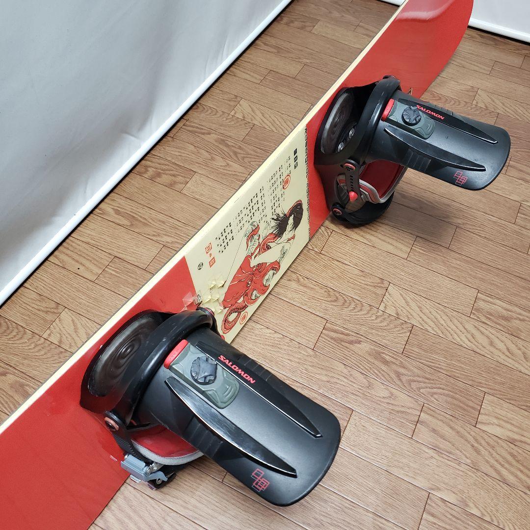 専用 ROSSIGNOL SALOMON 155cm スノーボードセット