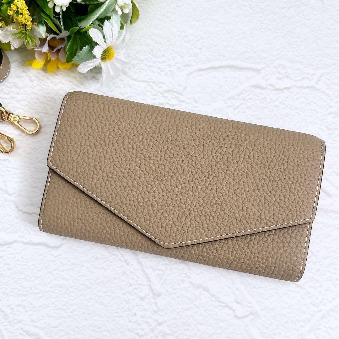 《美品》BONAVENTURA ミラーケース iPhone13pro グレージュ