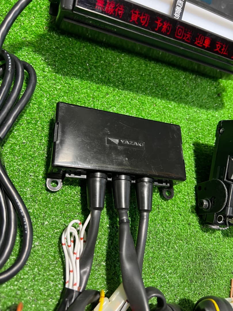 YAZAKI 　タクシーメーター とプリンター とETC 車載器セット