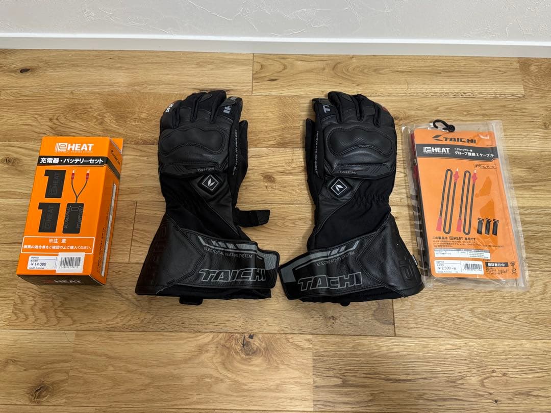 RS TAICHI 電熱グローブ ブラック Mサイズ
