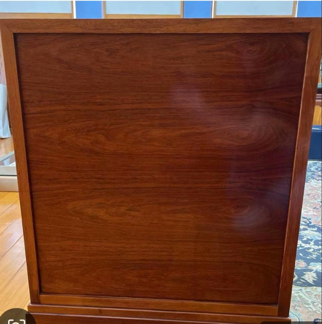 寄木箪笥　木象嵌　３段チェスト　サイドボード 整理箪笥　寄木細工　鍵付き