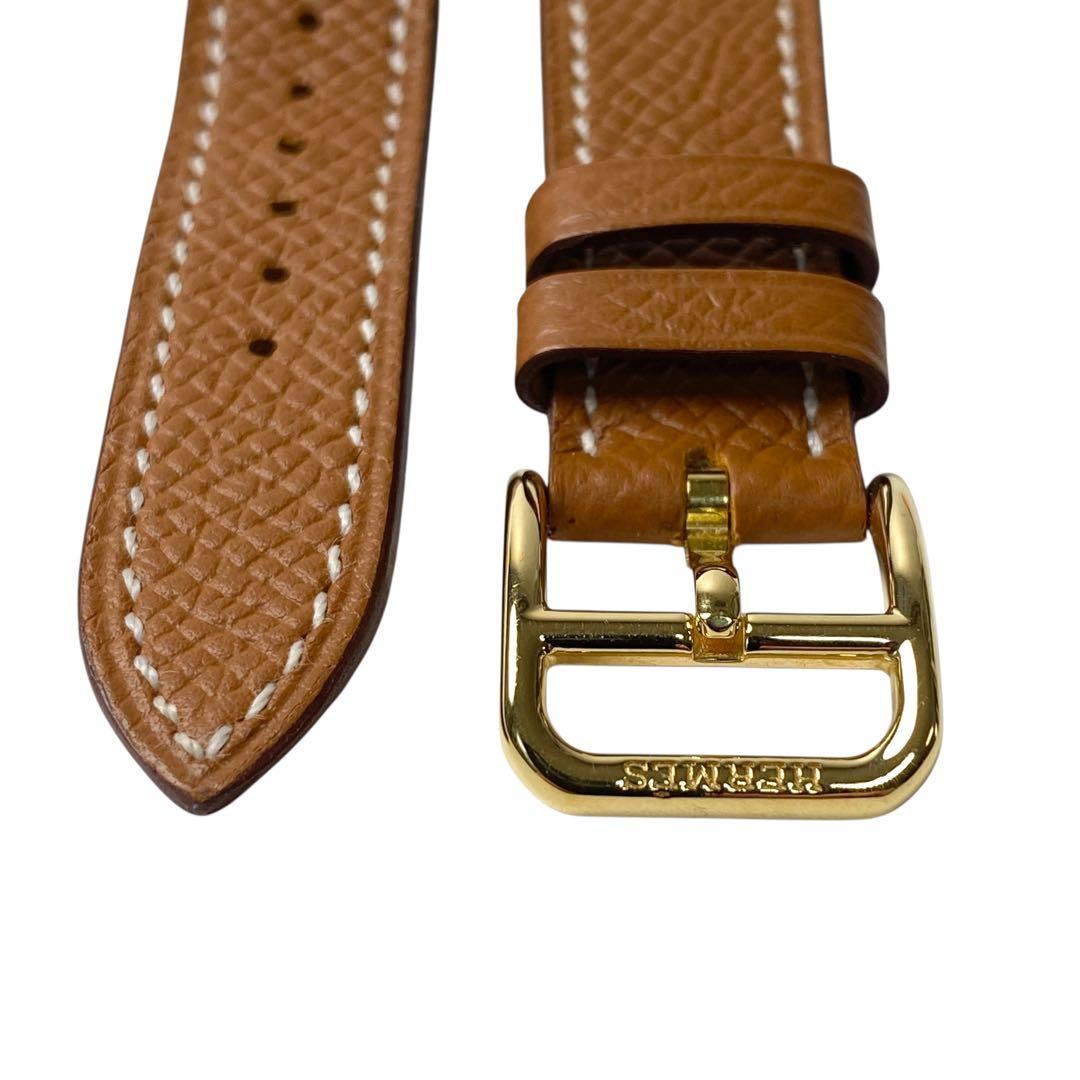 美品 エルメスHERMES Hウォッチベルト ゴールド U刻印 HH1.201.