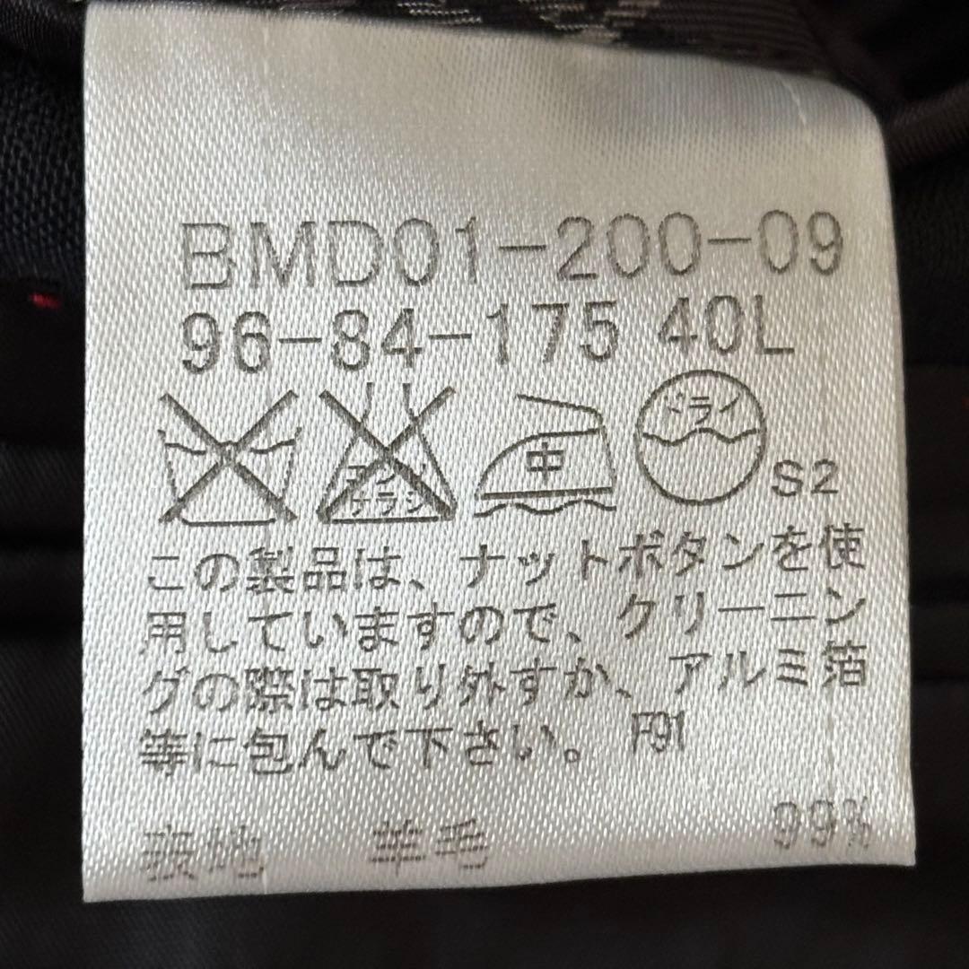 美品　バーバリー　ブラックレーベル　BURBERRY 黒　L スーツセットアップ