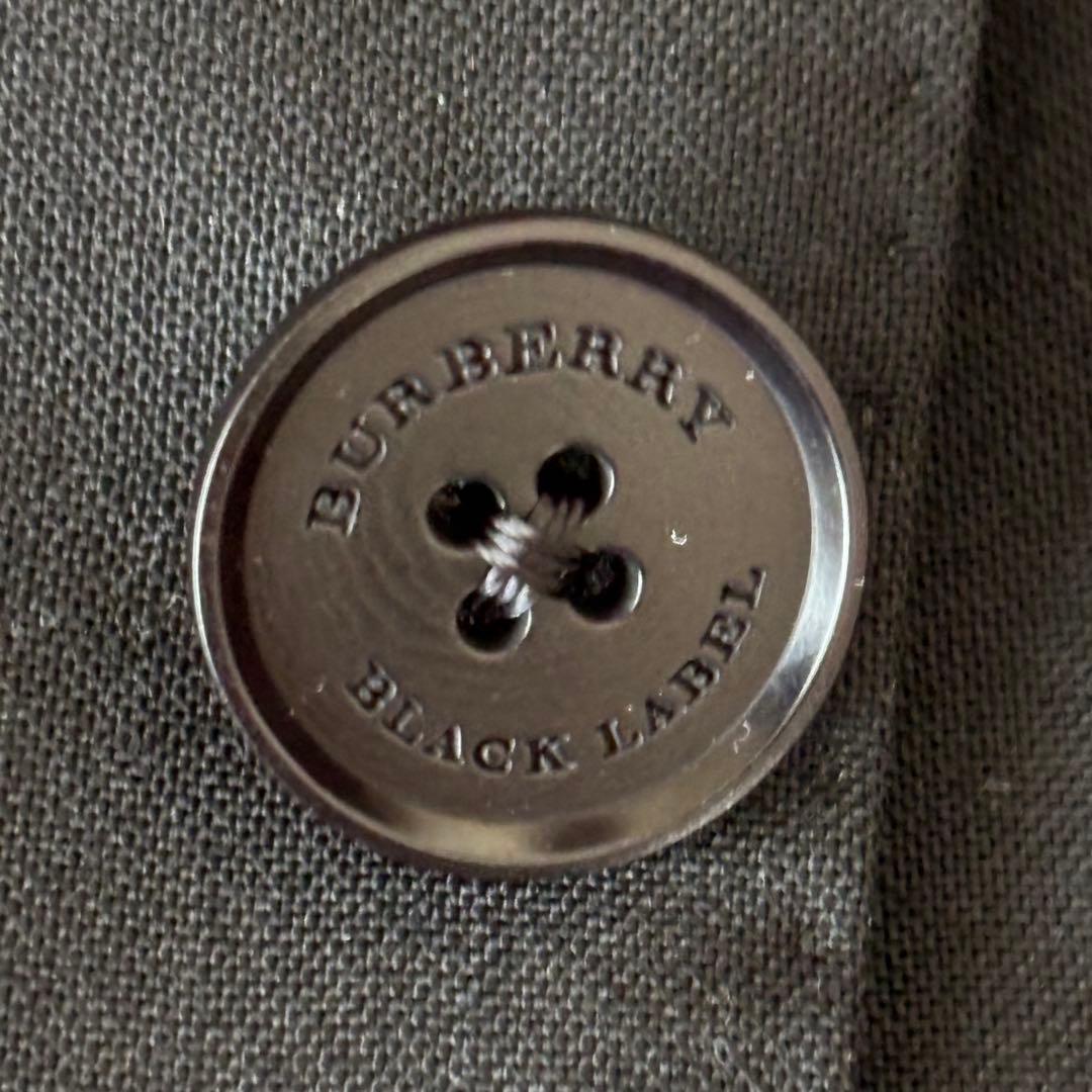 美品　バーバリー　ブラックレーベル　BURBERRY 黒　L スーツセットアップ