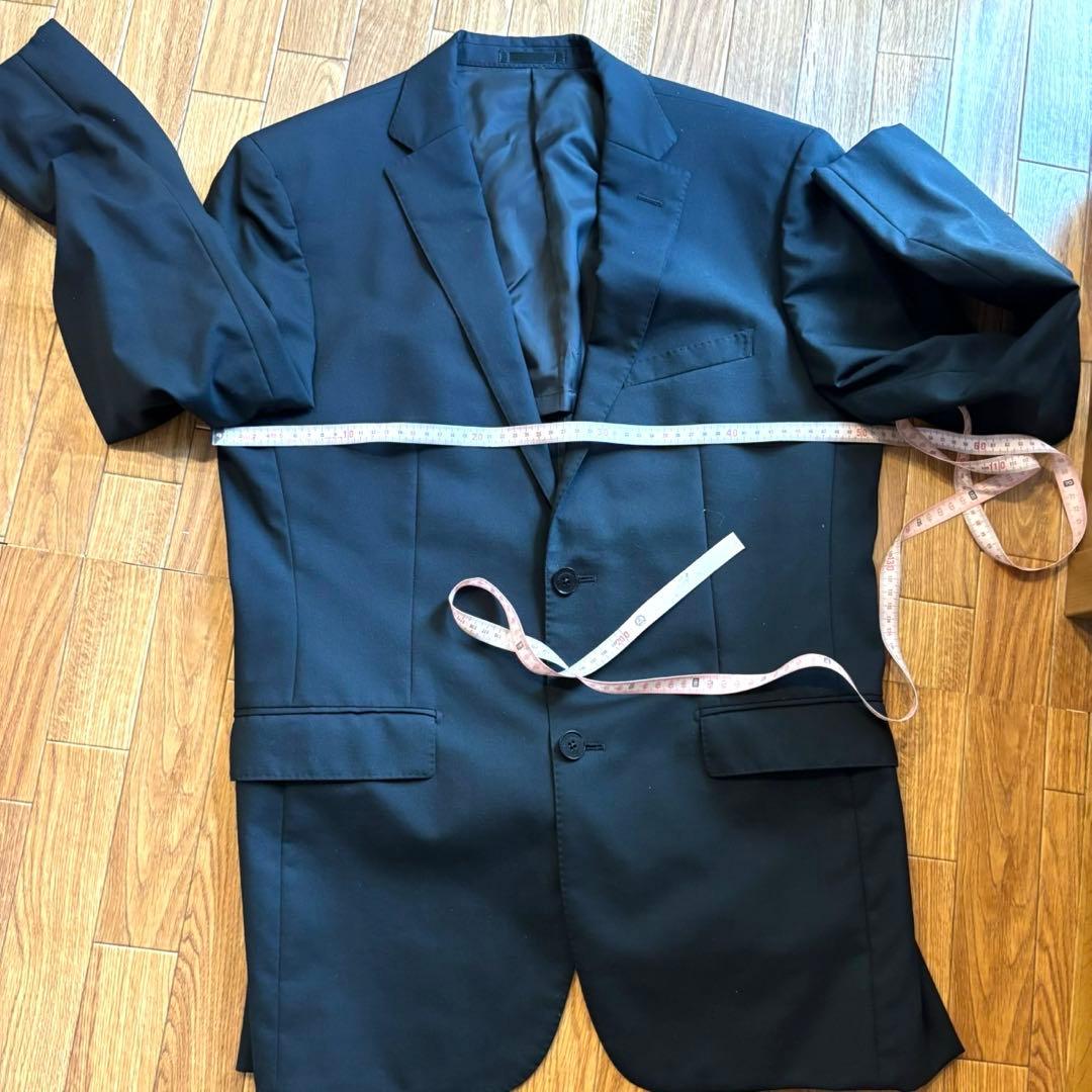 美品　バーバリー　ブラックレーベル　BURBERRY 黒　L スーツセットアップ