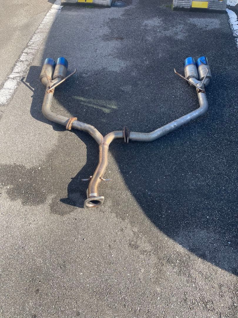 130マークX Brash 4本出しリアストレートマフラー