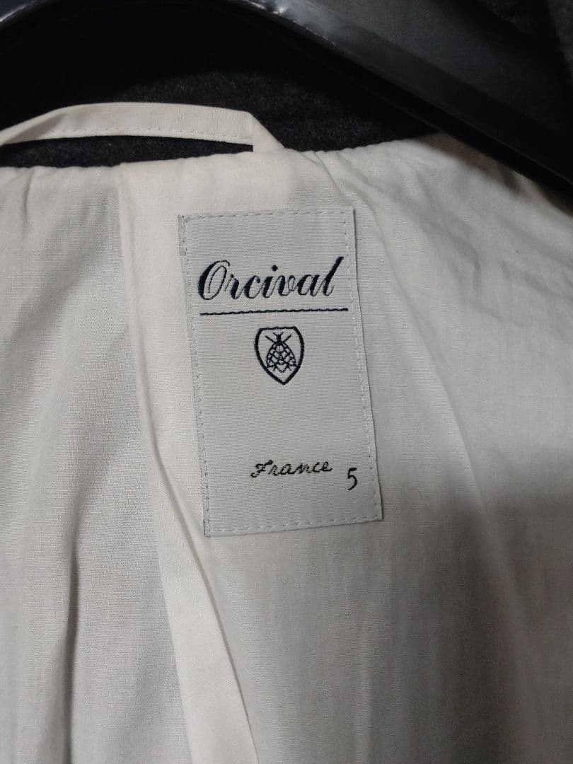 オーシバル　ウール ピーコート グレーサイズ5