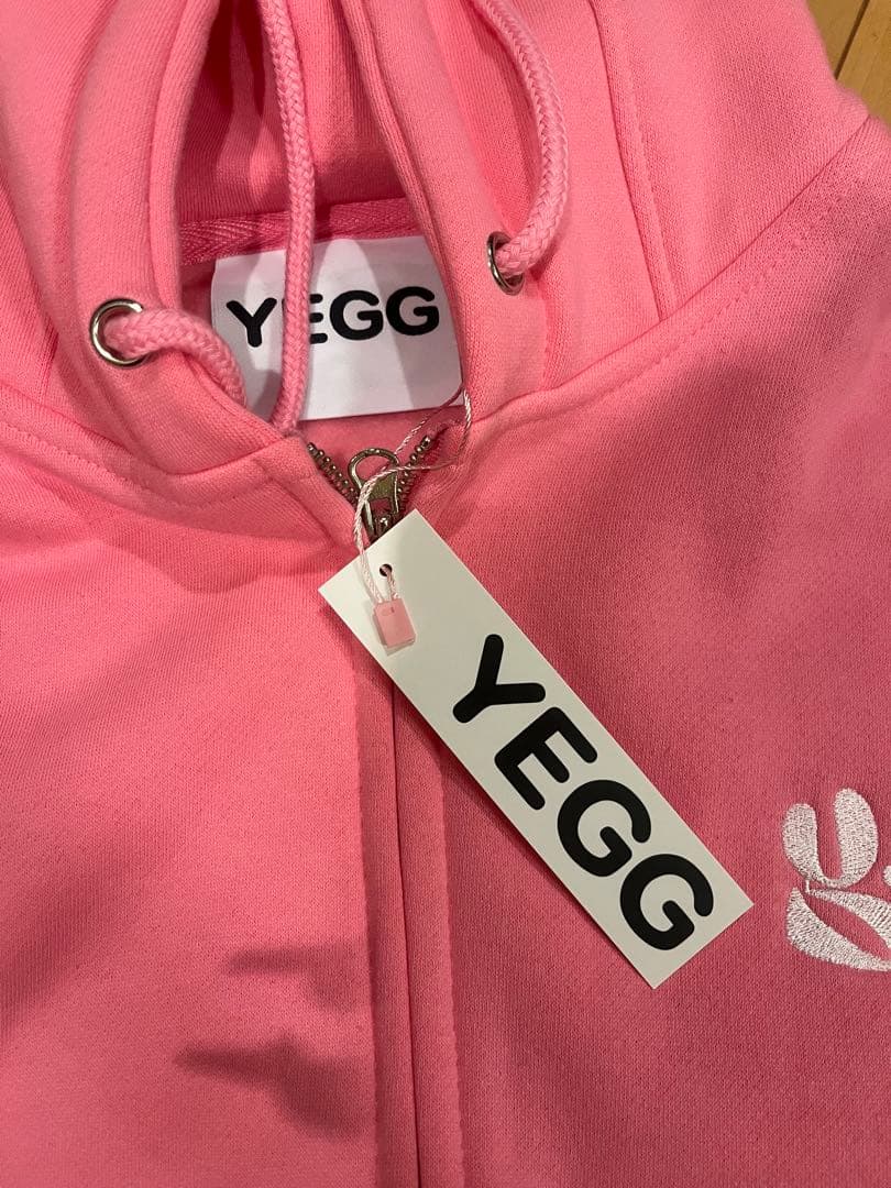 YEGG WING HOODIE ピンク