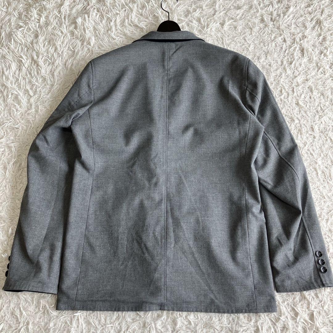 ◎極美品 ソフネット L リバーシブル ネイビー×グレー ジャケパン きれいめ