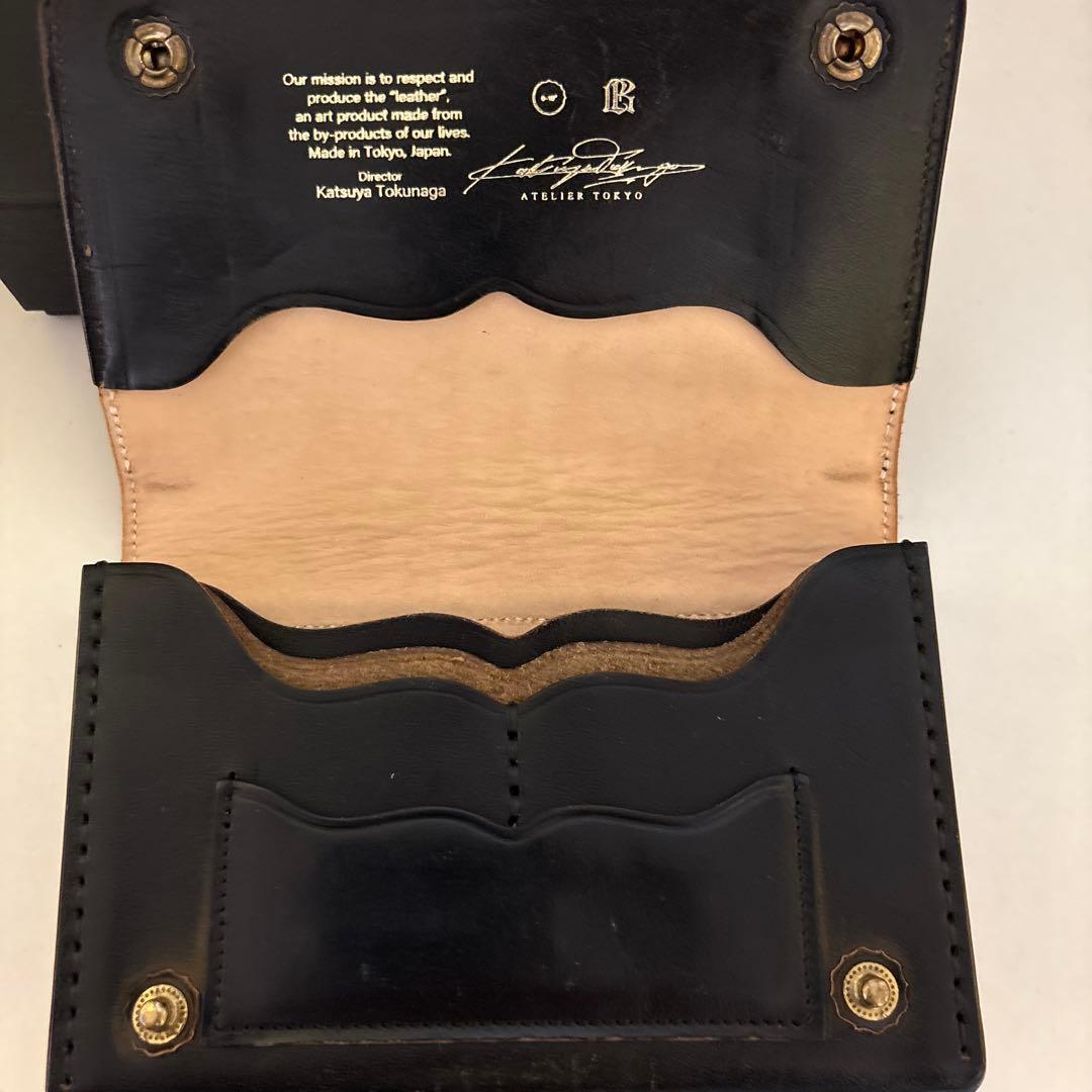 美品Katsuya Tokunaga Atelier Tokyoミドルウォレット