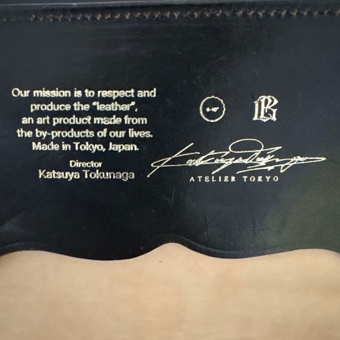 美品Katsuya Tokunaga Atelier Tokyoミドルウォレット