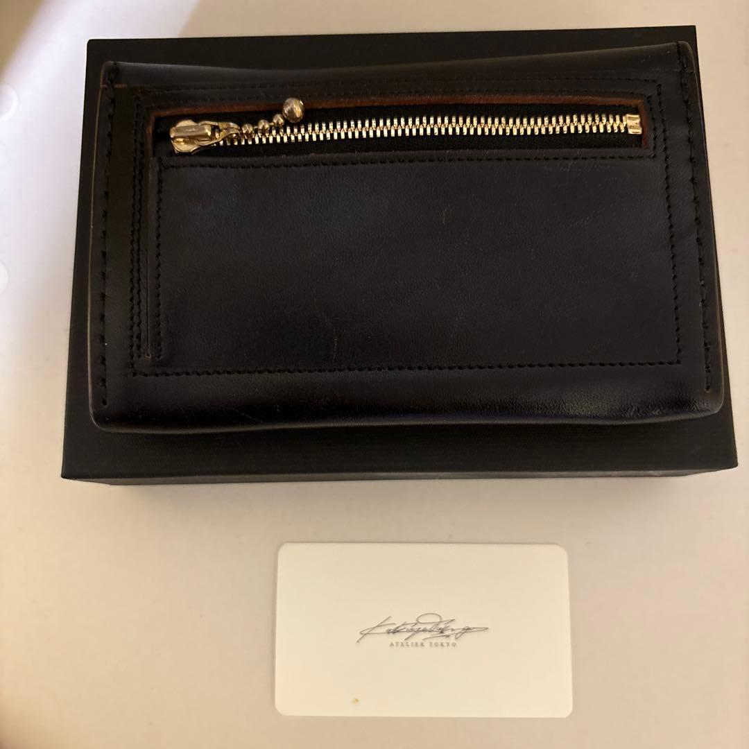 美品Katsuya Tokunaga Atelier Tokyoミドルウォレット