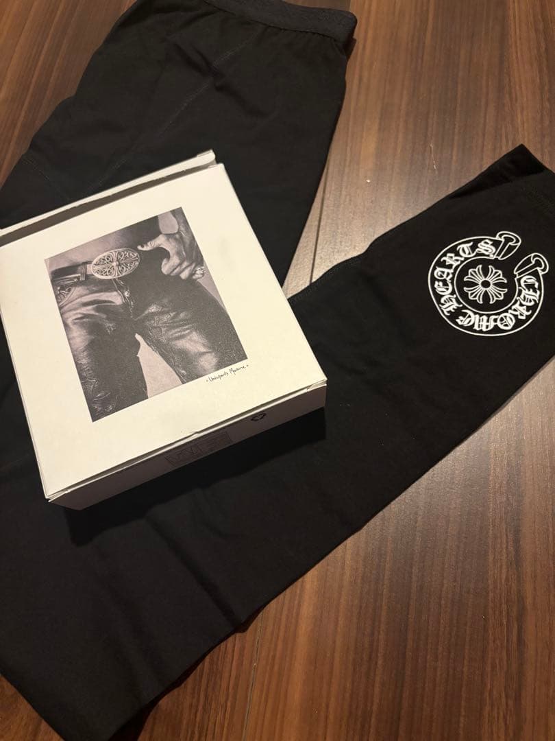 クロムハーツ　正規品　ブラック ロングジョンズ M レギンス　レディース可