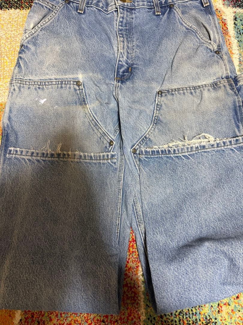 カーハート　デニムパンツ　ダブルニー　W34L30