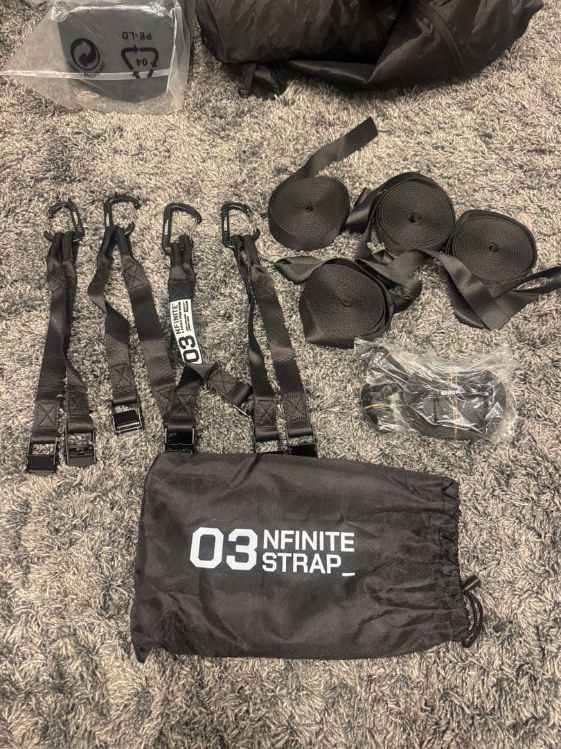 EXOD MONOLITH BLACK エアフレームテント&ハンモック中古