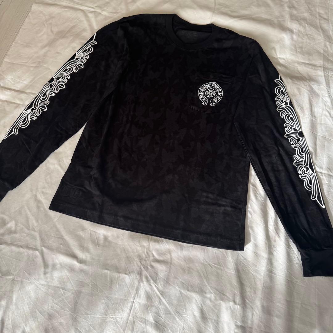 新品　クロムハーツ 総柄 ホースシュー ロンT ロングTシャツ