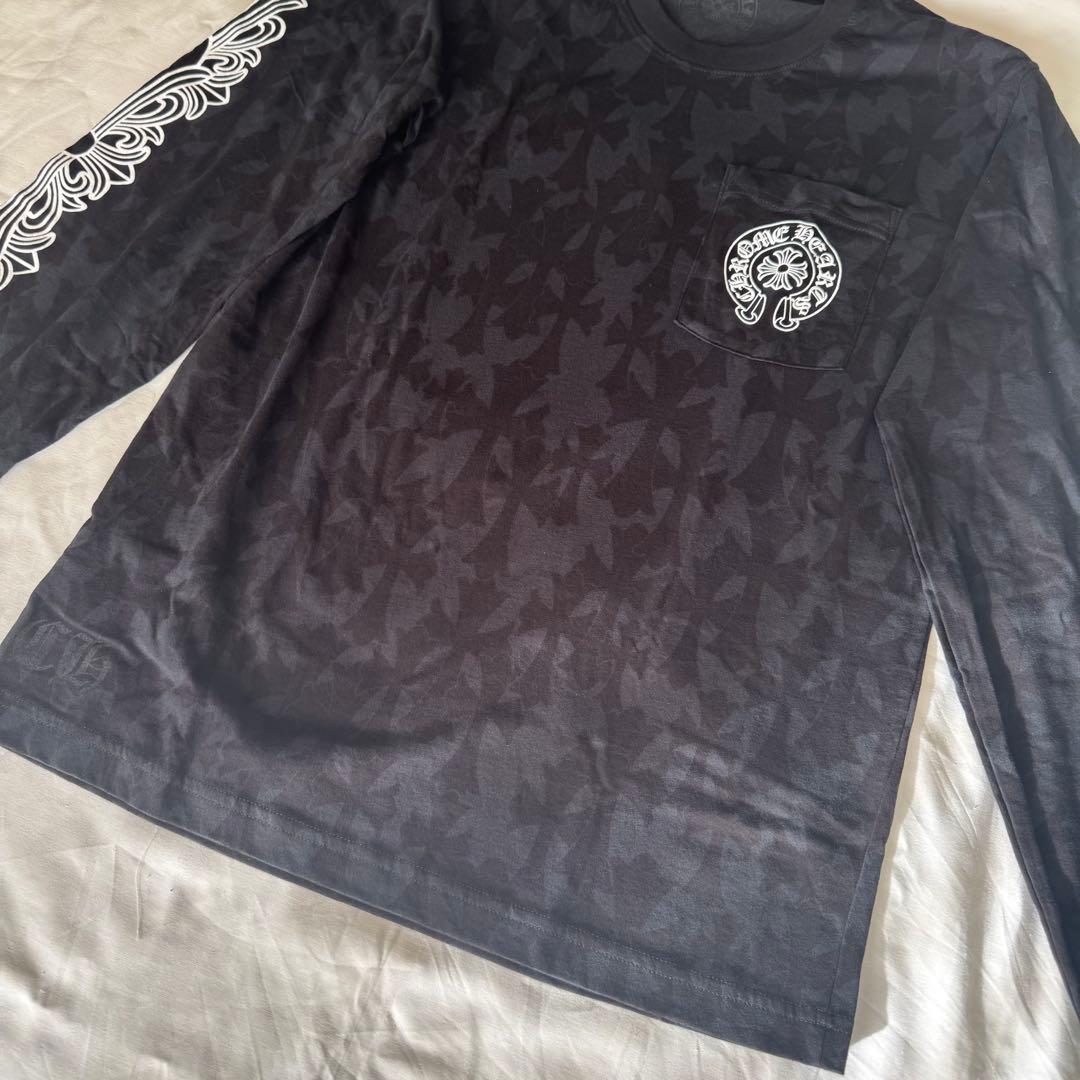 新品　クロムハーツ 総柄 ホースシュー ロンT ロングTシャツ