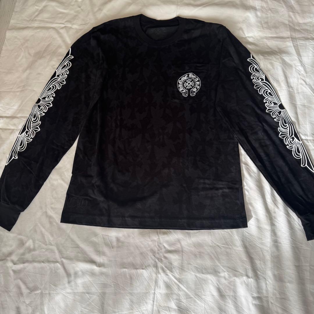 新品　クロムハーツ 総柄 ホースシュー ロンT ロングTシャツ
