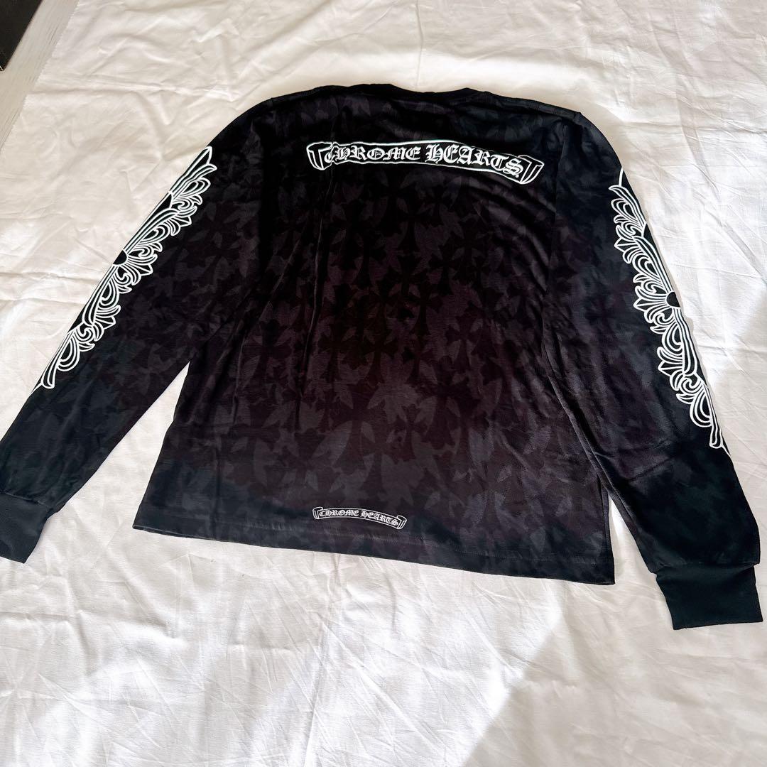 新品　クロムハーツ 総柄 ホースシュー ロンT ロングTシャツ