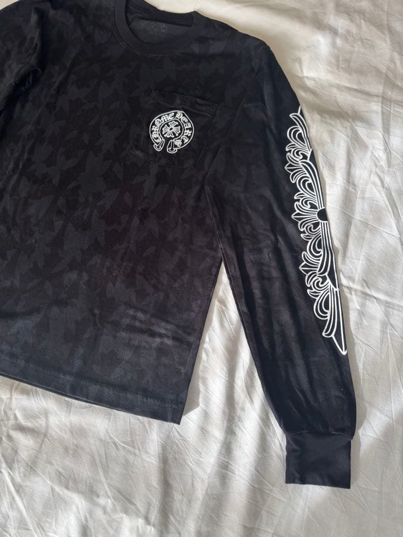新品　クロムハーツ 総柄 ホースシュー ロンT ロングTシャツ