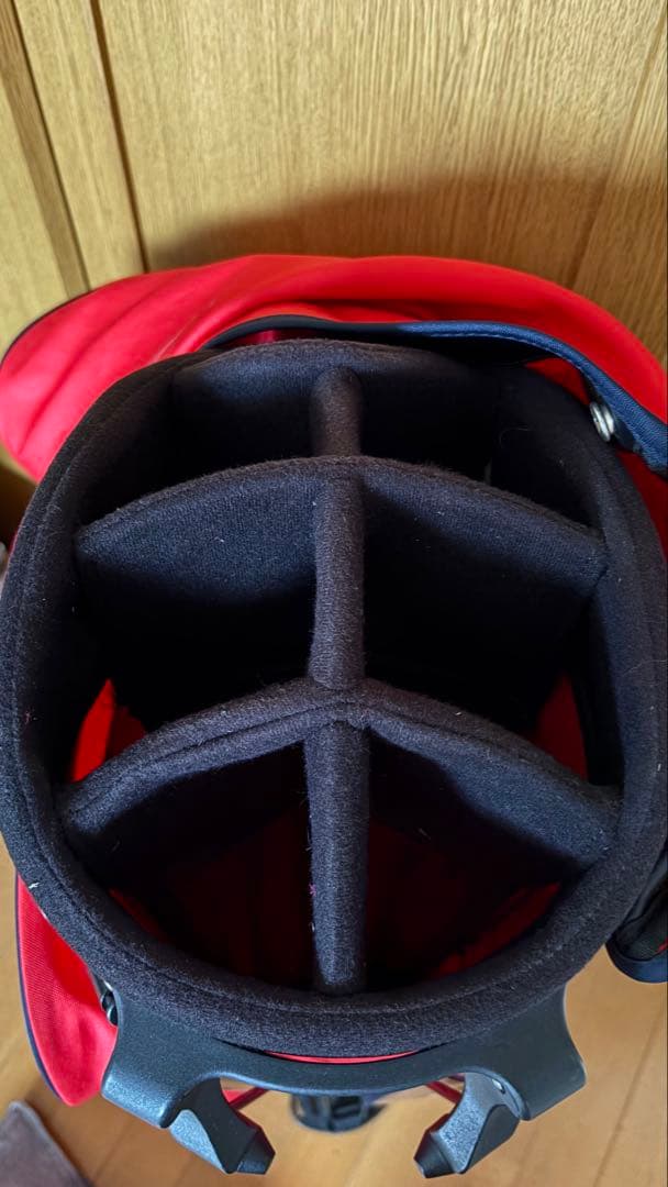 JACK BUNNY キャディバッグ レッド