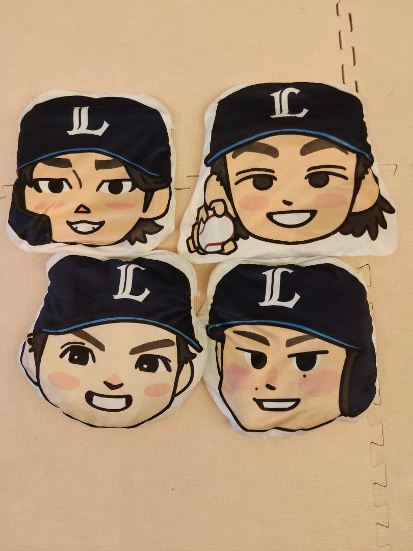 （非売品）埼玉西武ライオンズ　プレイヤーズ2WAYブランケット　全4種セット