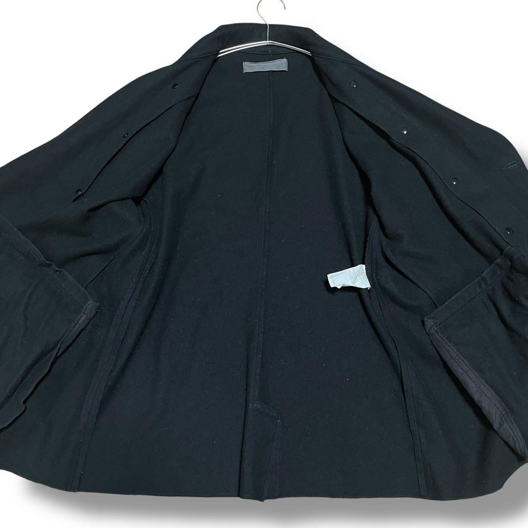 94aw/ストーンアイランド/ダブルブレストＰコート/マッシモオスティーXL黒