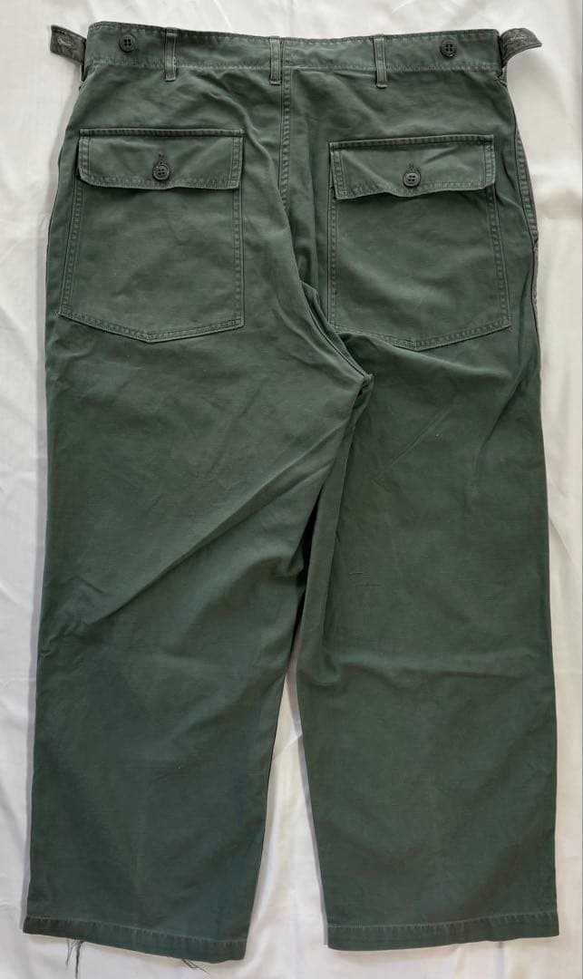 60s　ベイカーパンツ (アジャスター付き）　色染まり